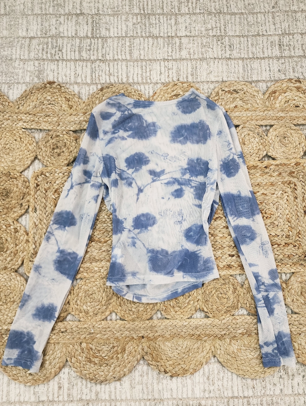Mesh Womens Long Sleeve Top